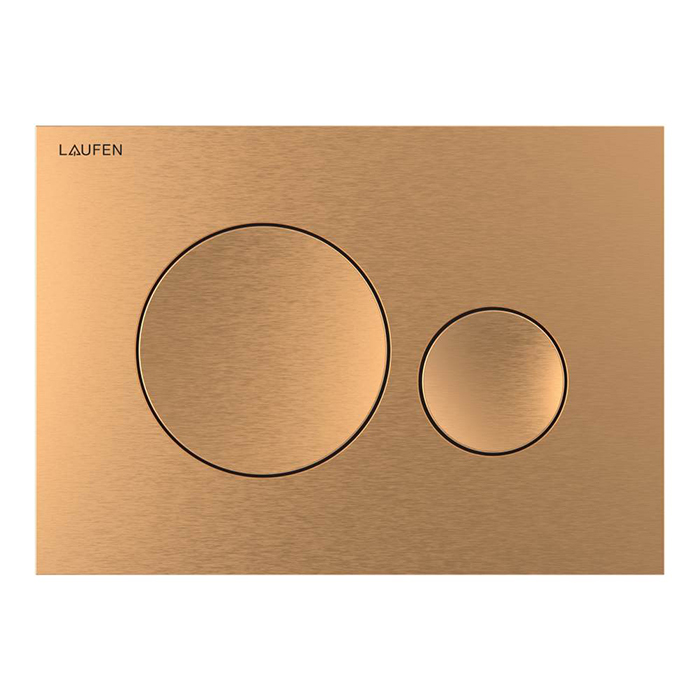 Laufen INEO MOON Клавиша смыва, цвет: PVD розовое золото глянцевое