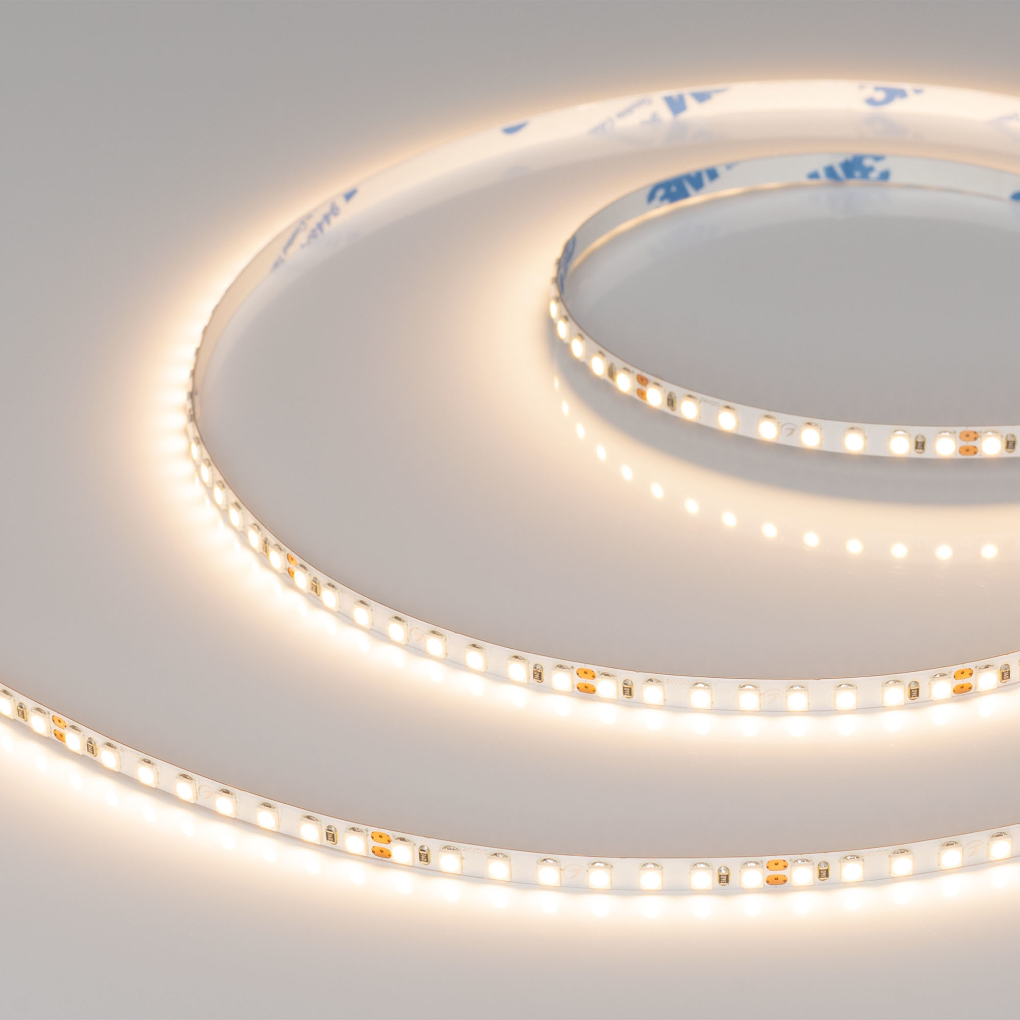Светодиодная лента Arlight RT-A160-5mm 24V Warm2700 (9.6 W/m, IP20, 2835, 5m) 037803