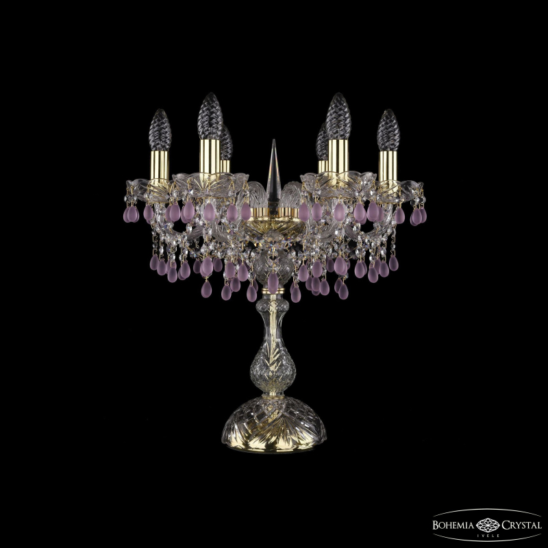Настольная лампа Bohemia Ivele Crystal 1410L/6/141-47 G V7010