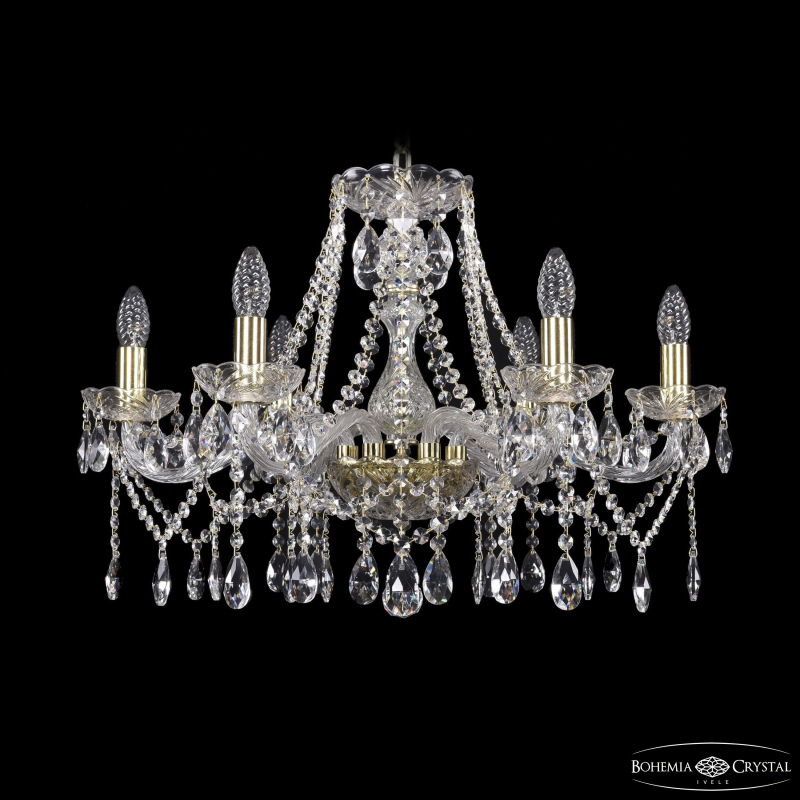 Подвесная люстра Bohemia Ivele Crystal 1413/6/220 G