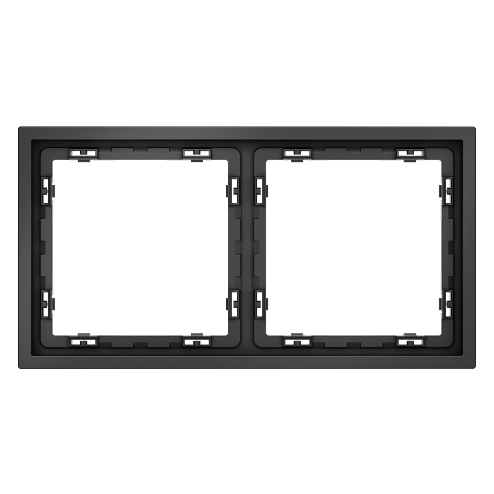 Рамка на 2 поста Voltum S70 VLS100207 (графит)