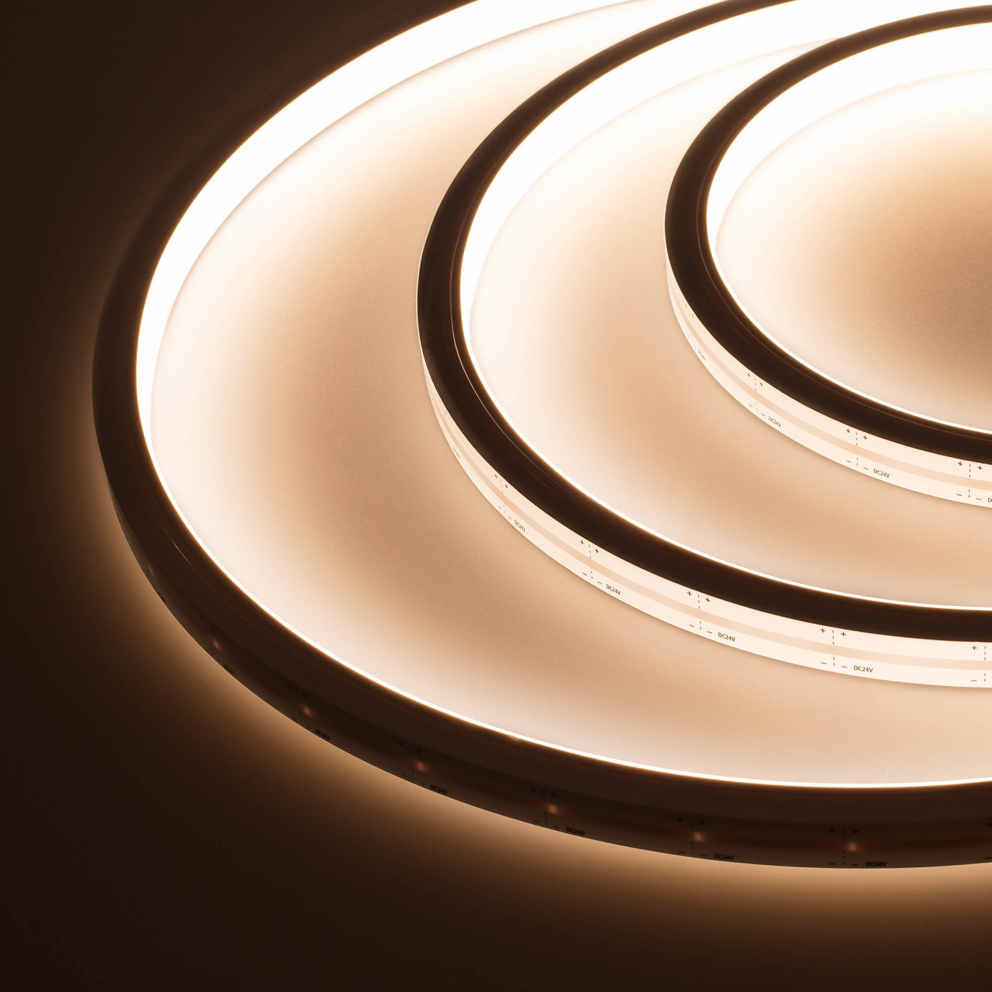 Лента герметичная Arlight MOONLIGHT-TOP-M252-13x12mm 24V White-MIX (12 W/m, IP67, 2216, 5m, Wire x1) 038605
