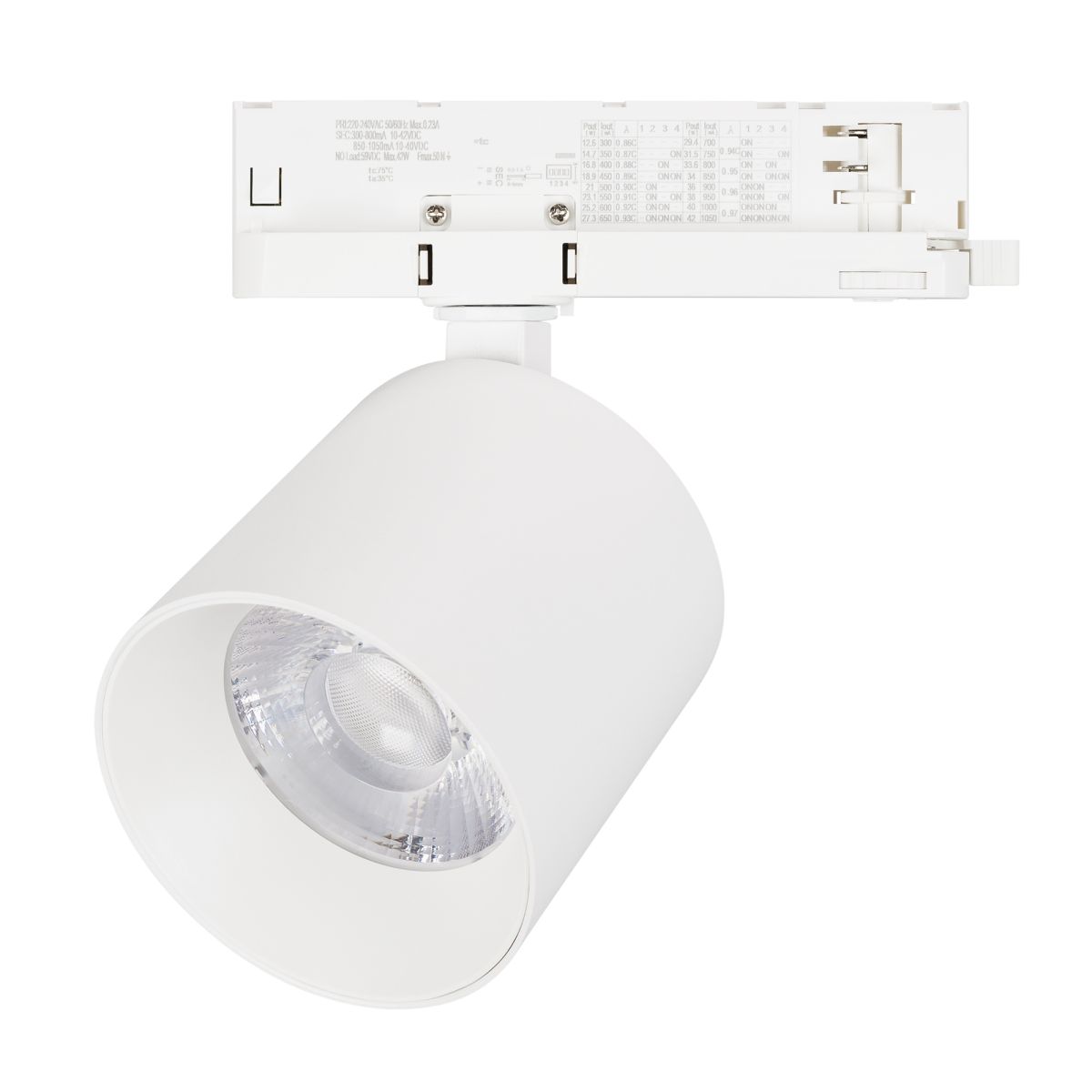 Трековый трехфазный светильник Arlight LGD-DYKE-4TR-R100-36W Day4000 (WH, 50 deg, 230V, TRIAC) (IP20 Металл) 058759