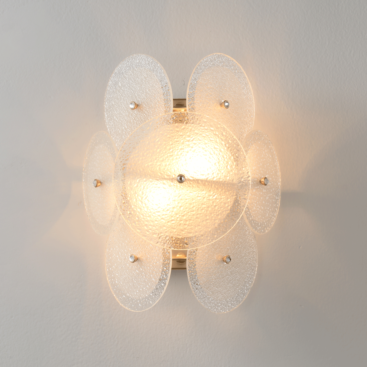 Настенный светильник Crystal Lux DANDELION AP2 GOLD