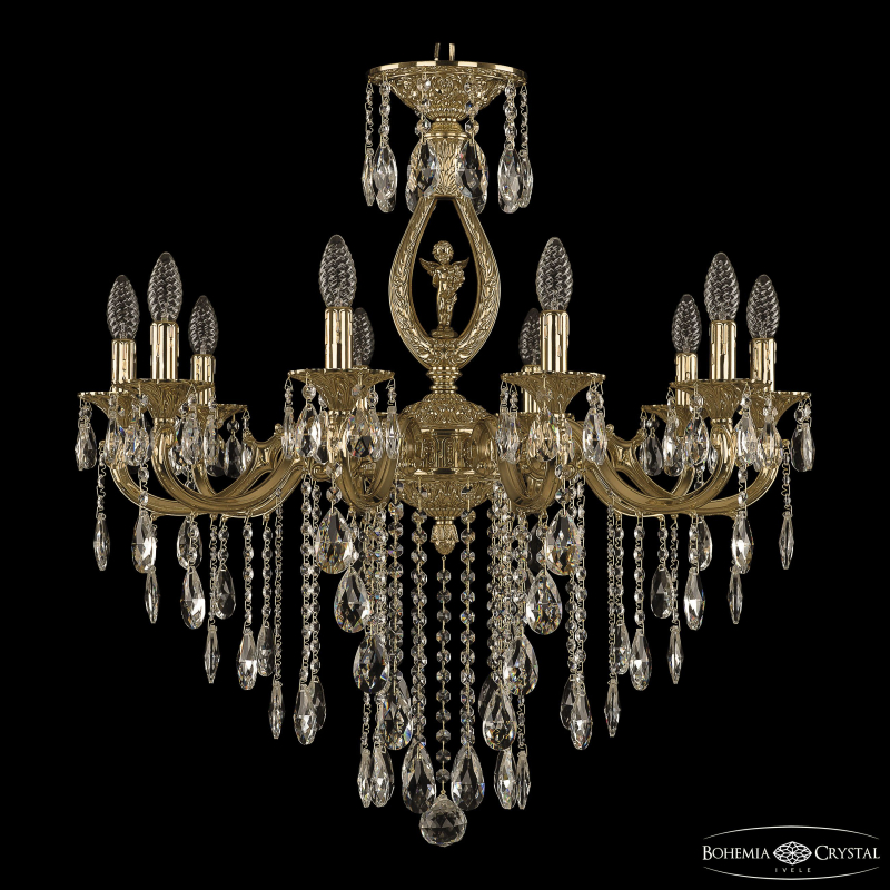 Подвесная люстра Bohemia Ivele Crystal Florence 71401/10/250 B G FA10M