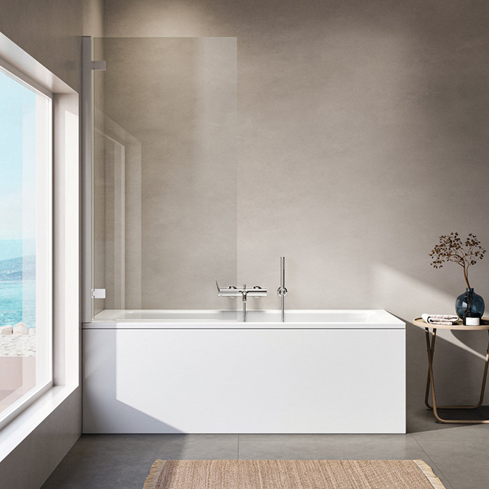 Ideal Standard Dolce Vita Ванна 170x75 см, встраиваемая, акрил, без панелей, перелива, ножки в комплекте, цвет: белый глянец
