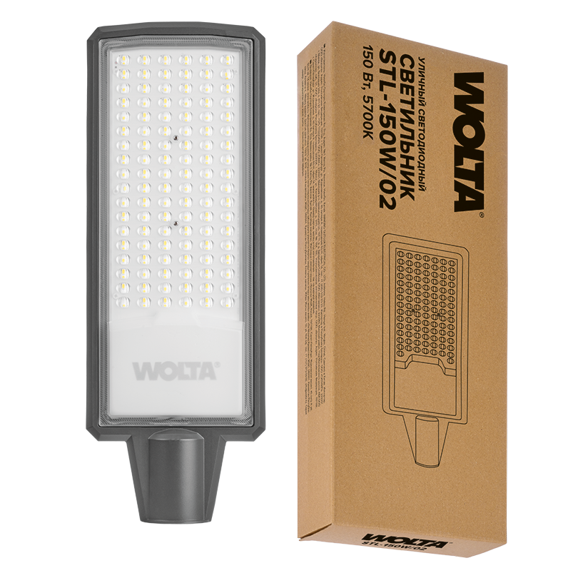 Уличный консольный светильник WOLTA STL-150W/02 150Вт 5700К IP65 15000лм