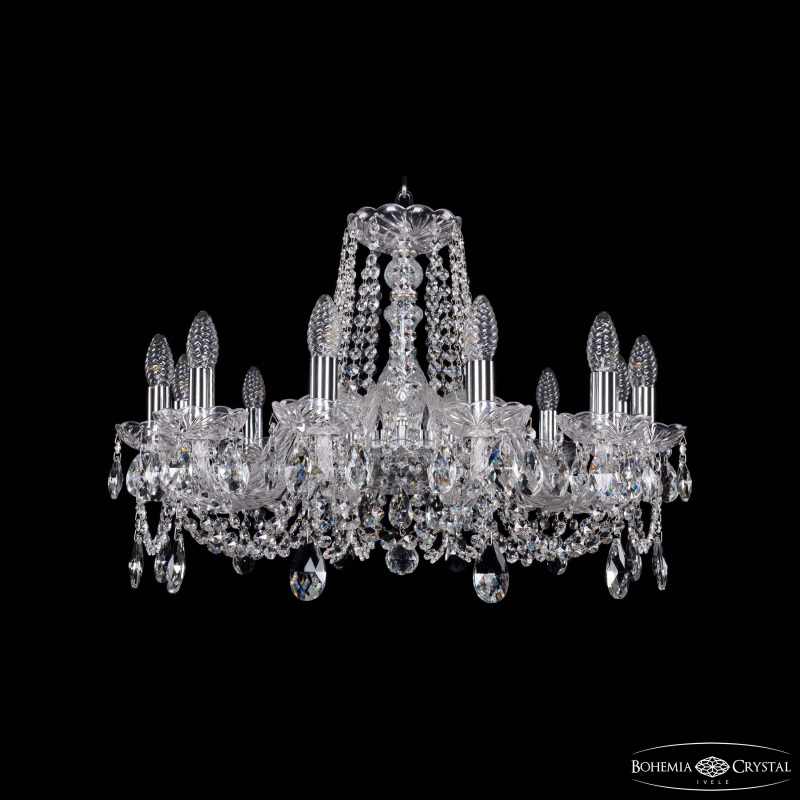 Подвесная люстра Bohemia Ivele Crystal 1402/12/240 Ni