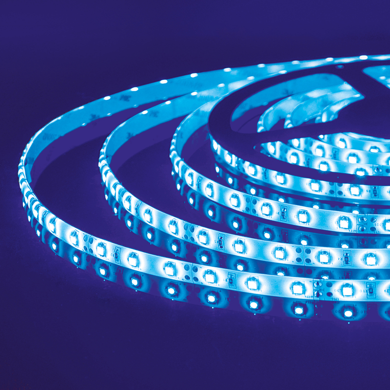 Светодиодная лента Elektrostandard 12V 4,8W 60Led 2835 IP65 синий, 5м 4690389124198