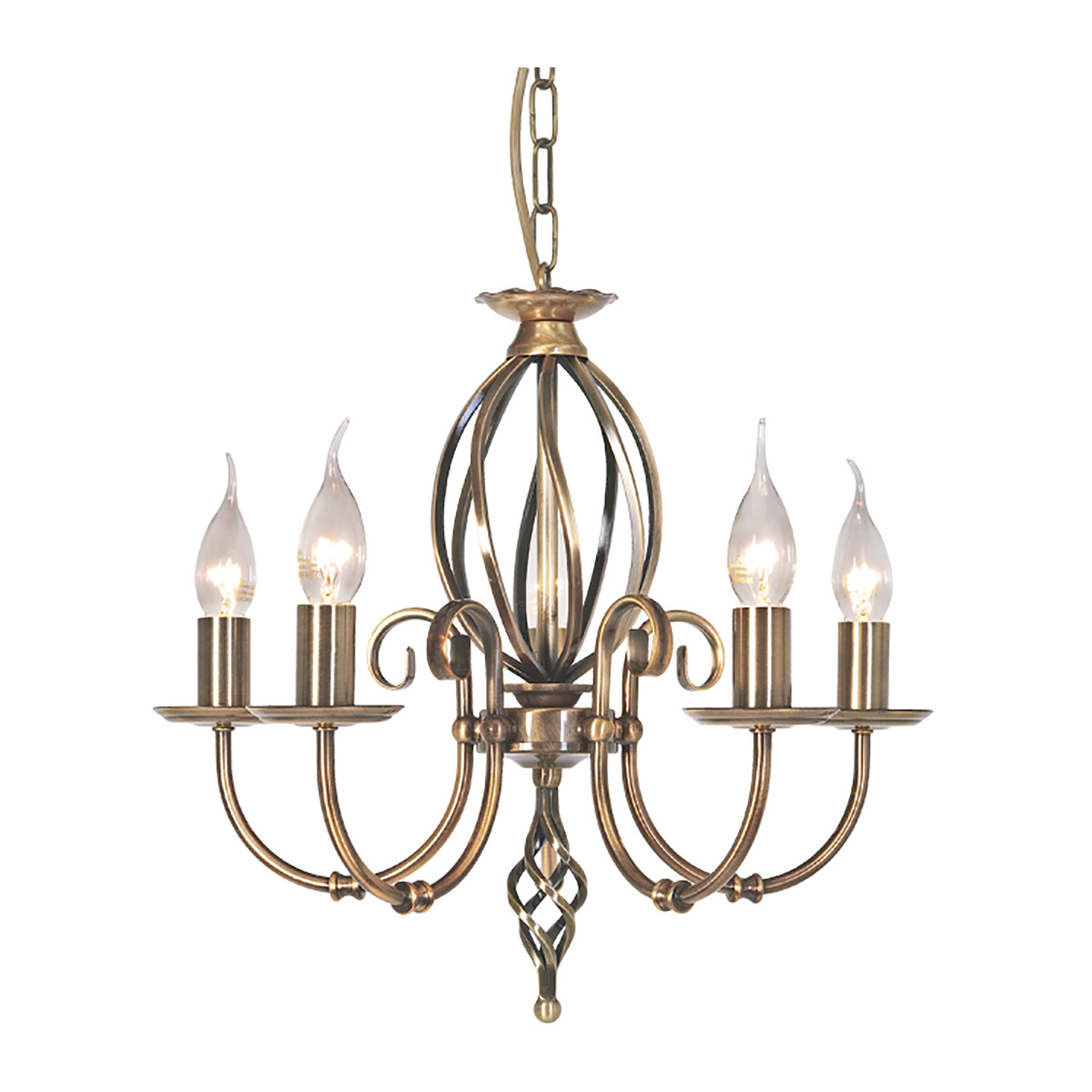 Подвесная люстра Elstead Lighting ART5-AGD-BRASS