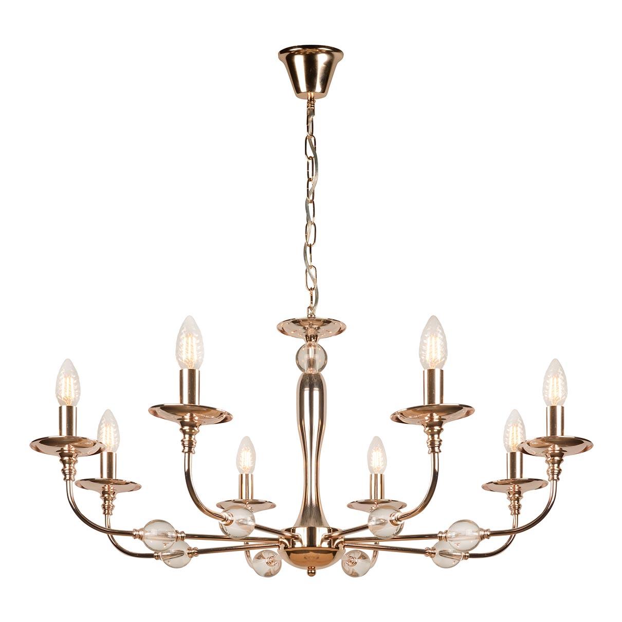 Подвесная люстра iLamp Aura 1030-8GD