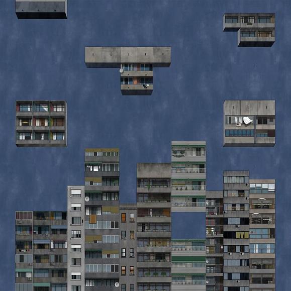 Панно Coordonne 9000041N Tetris Night