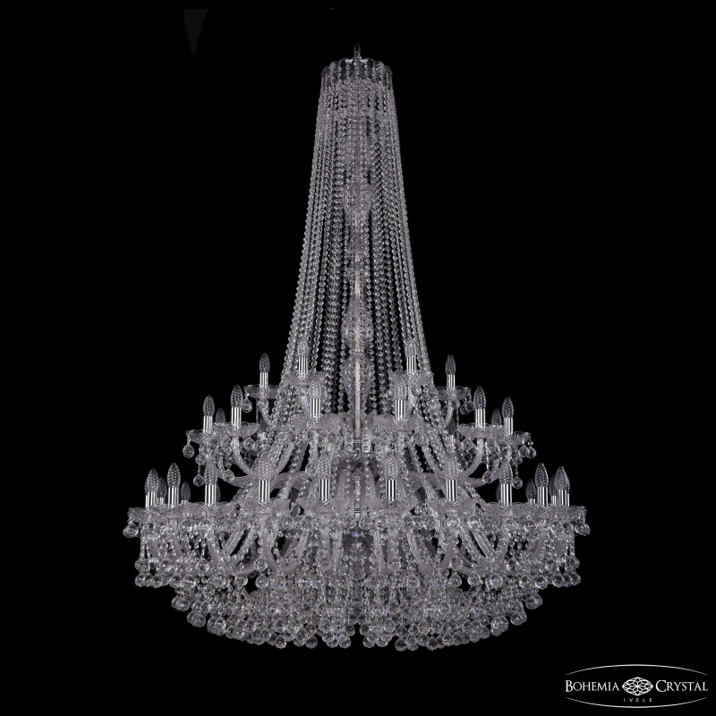 Подвесная люстра Bohemia Ivele Crystal 1409/24+12+6/460/h-174/2d Ni