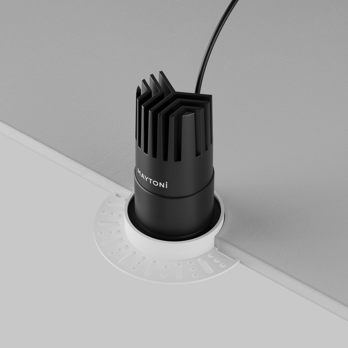 Встраиваемый светильник Maytoni Dip DL120-10W-2.7K-TRS-B