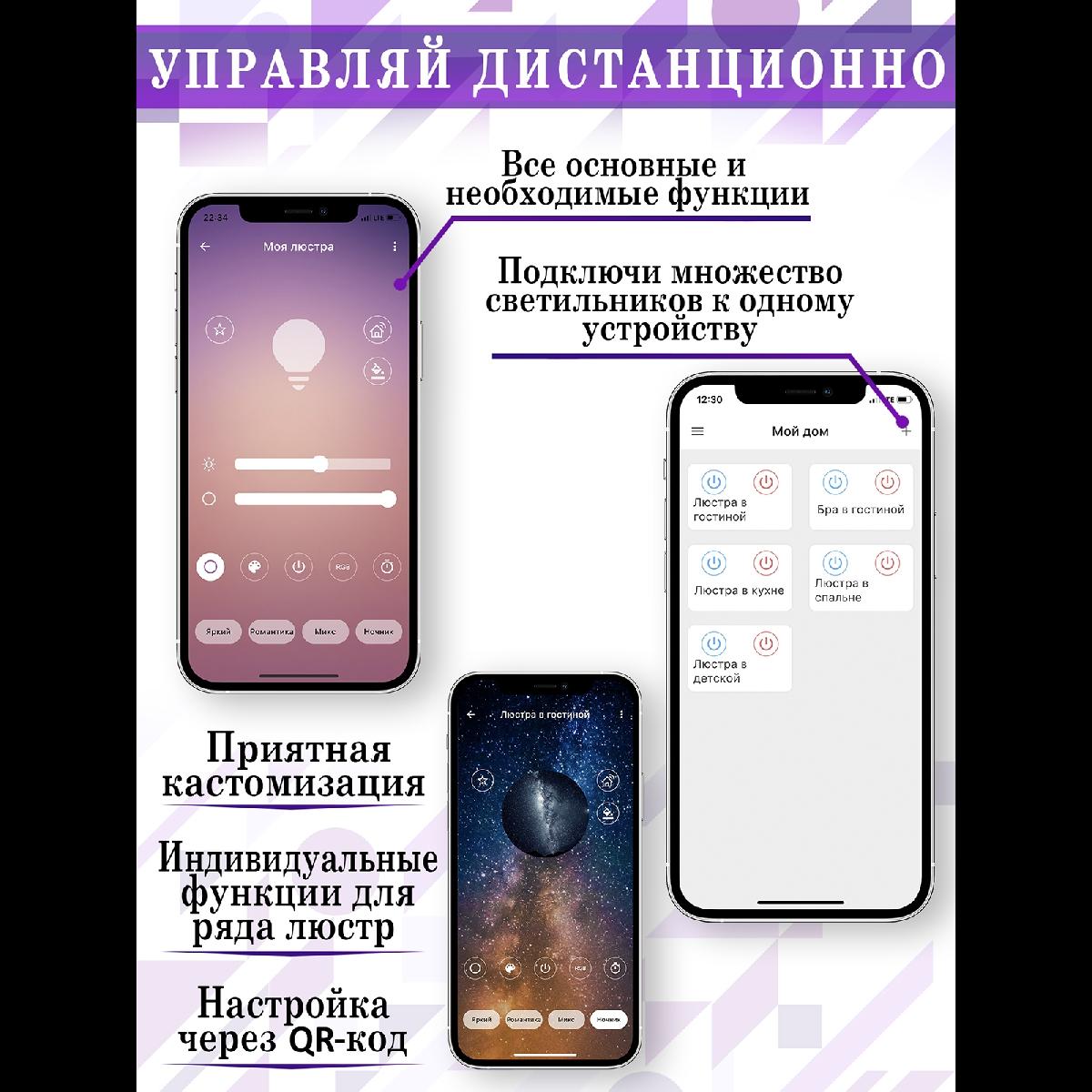 Потолочная люстра Natali Kovaltseva LED LAMPS 81237