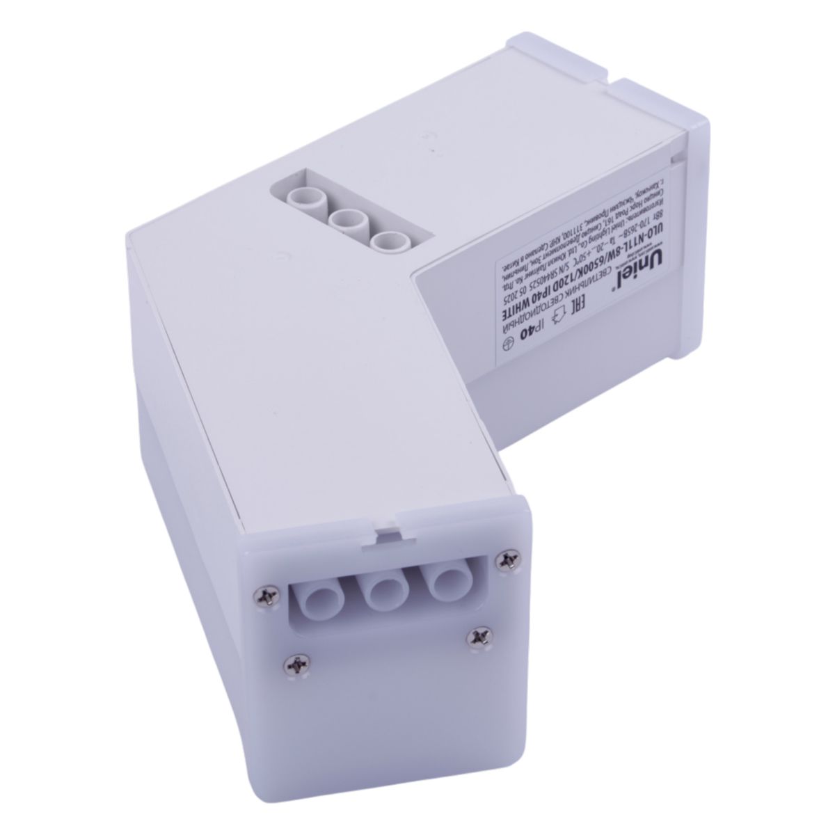 Модульный светильник L-образный Uniel ULO-N11L-8W/6500K/120D IP40 WHITE UL-00013276