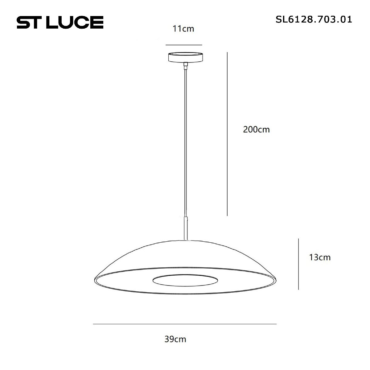 Подвесной светильник ST Luce Lid SL6128.703.01