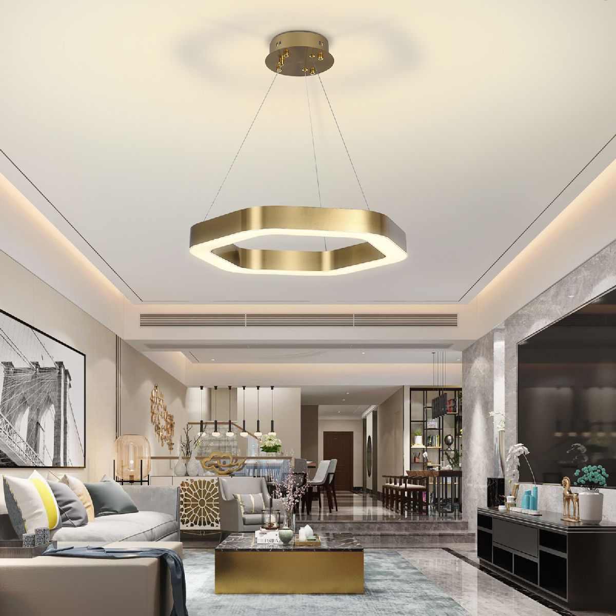 Подвесной светильник Natali Kovaltseva HIGH-TECH LED LAMPS 82058