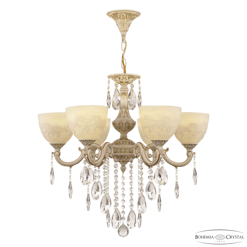 Подвесная люстра Bohemia Ivele Crystal AL78101/6/175 B WMG P1 U Horse