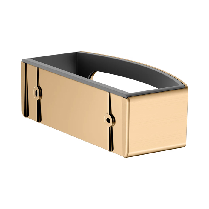 Keuco Elegance Полочка для душа, подвесная, цвет: brushed brass/anthracite