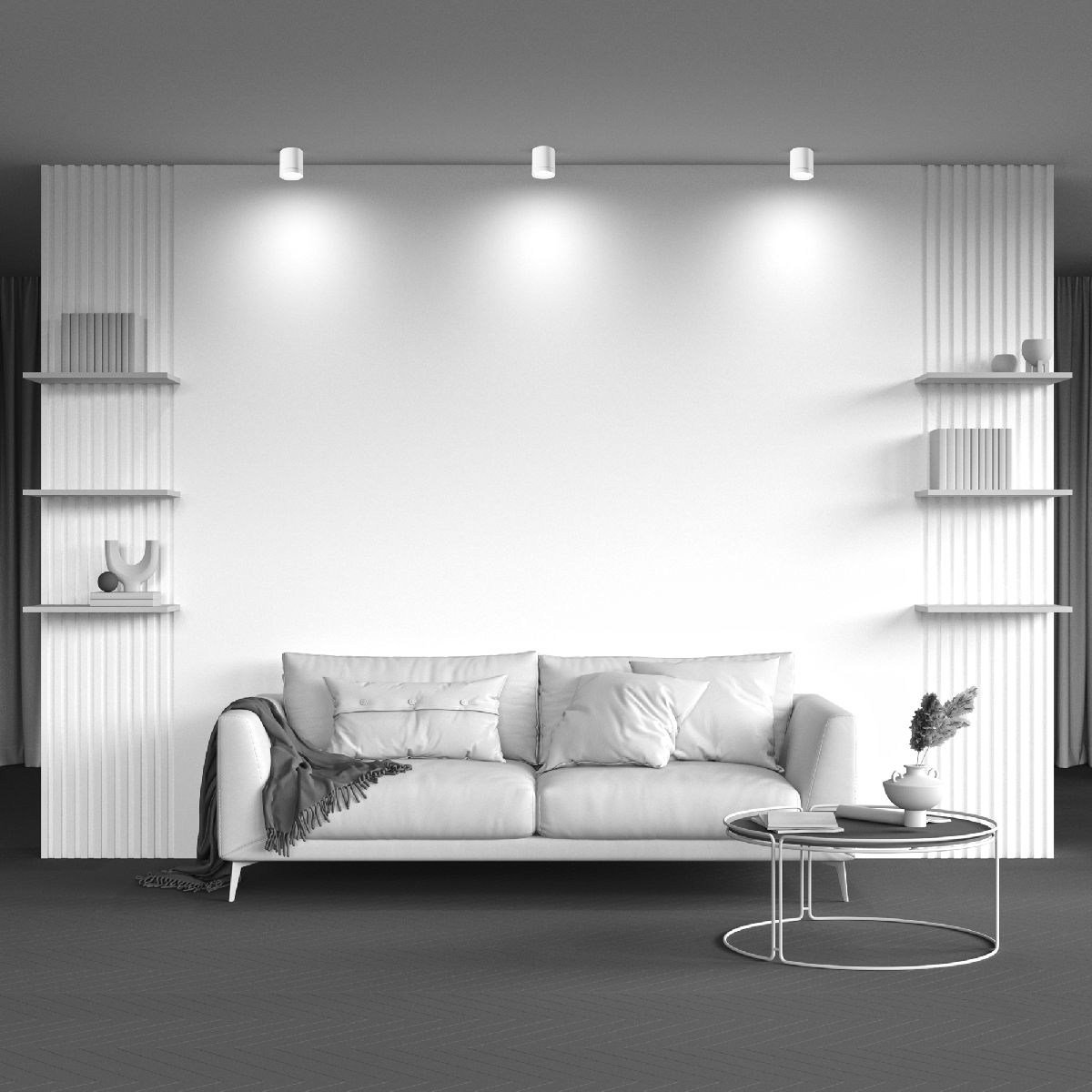 Потолочный светильник Maytoni Technical Hoop C086CM-GX53-MRD-W