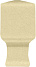 CERAMICHE GRAZIA ELEGANCE Внешний угол Angolo Bordura Bone Craquele