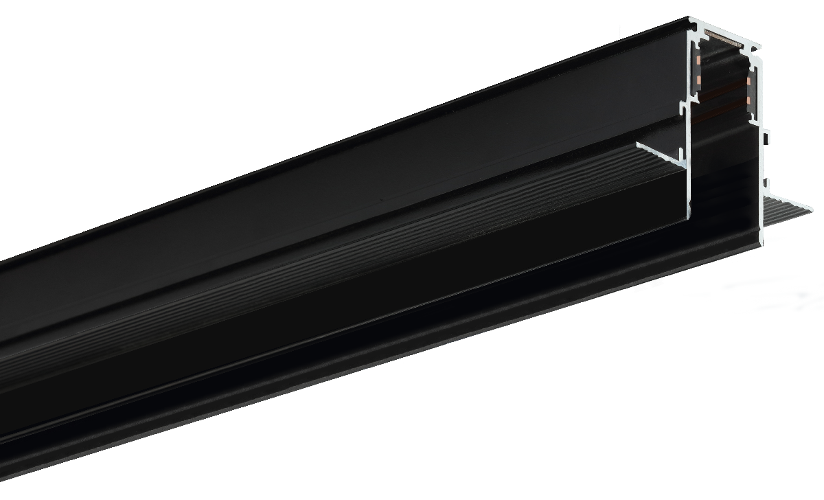 Шинопровод магнитный встраиваемый iLedex Vision 4822-65/48-2000-BK
