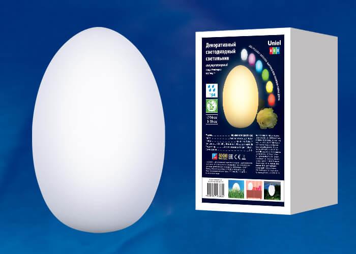 Уличный светодиодный светильник (UL-00003302) Uniel ULG-R003 019/RGB IP54 Egg