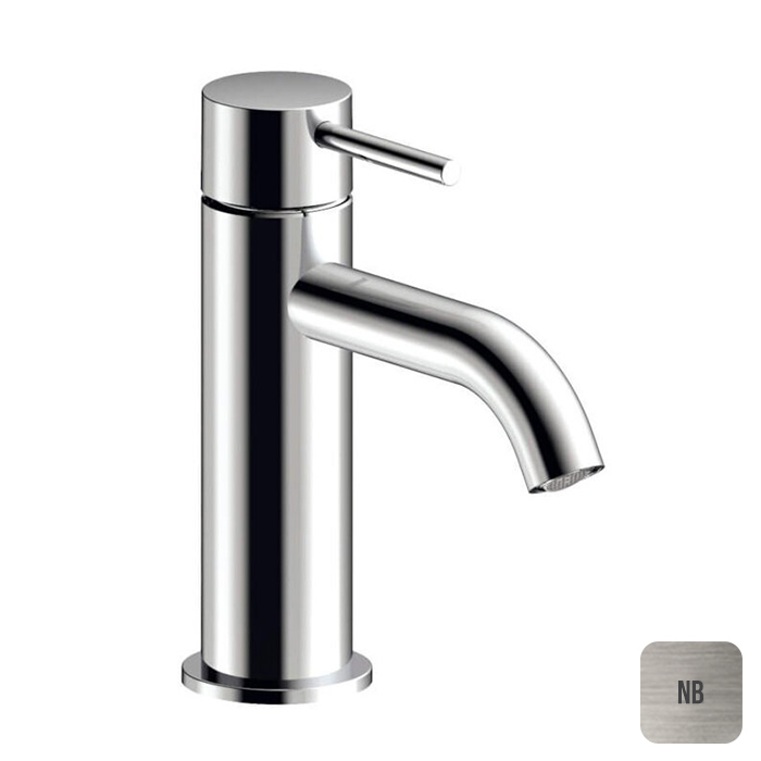 Almar Mixers Смеситель для раковины, 1 отв., без донного клапана, цвет: никель брашированный