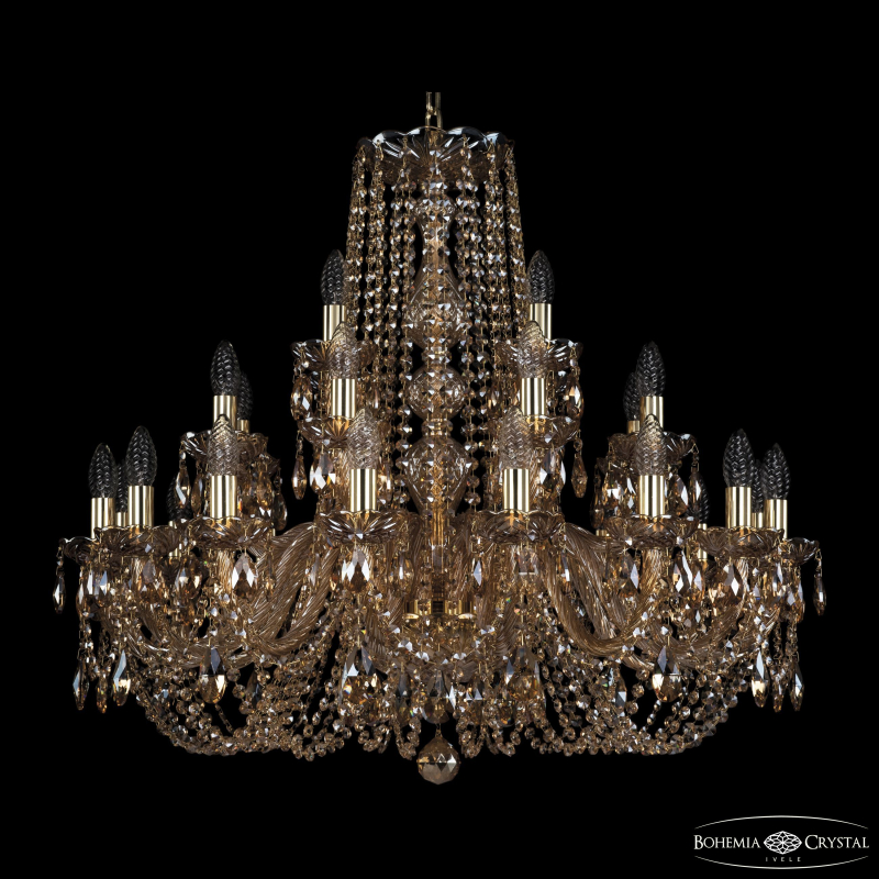 Подвесная люстра Bohemia Ivele Crystal 1402/16+8+4/300 G M721