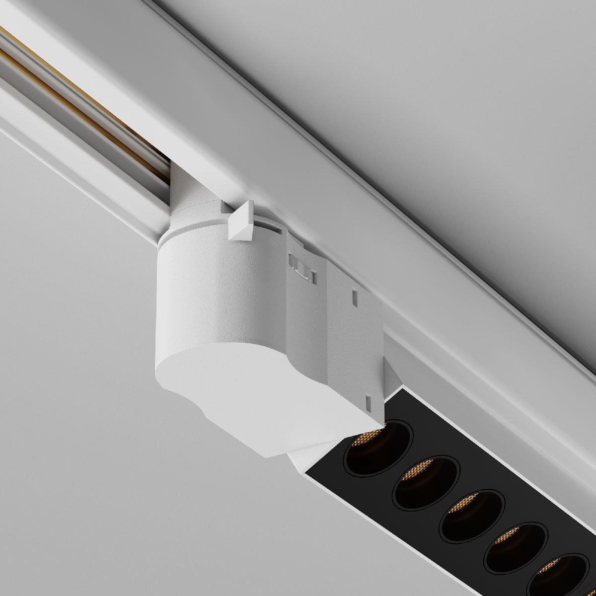 Трековый трехфазный светильник Maytoni Points TR195-3-10W2.7K-M-W