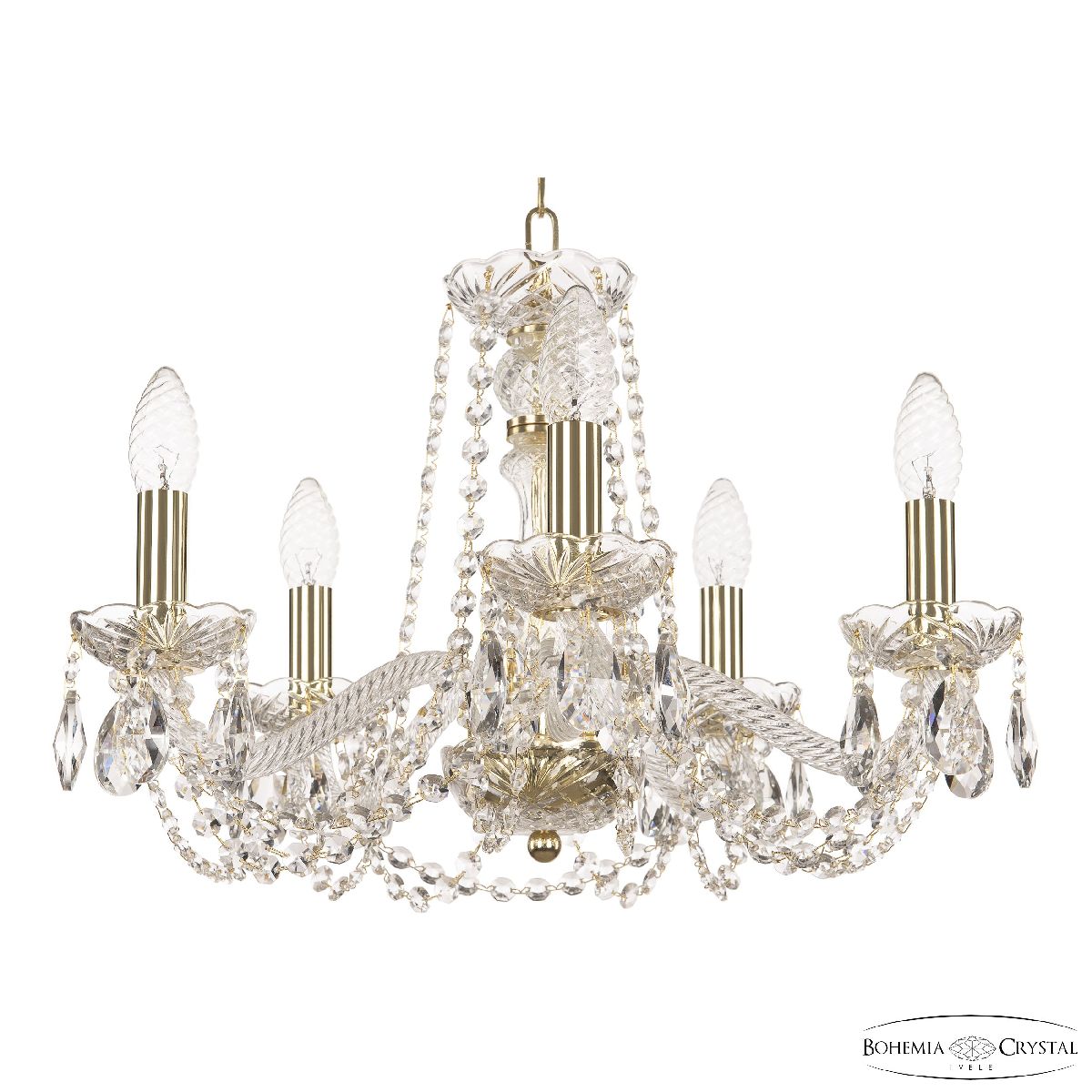 Подвесная люстра Bohemia Ivele Crystal 119/5/165 G