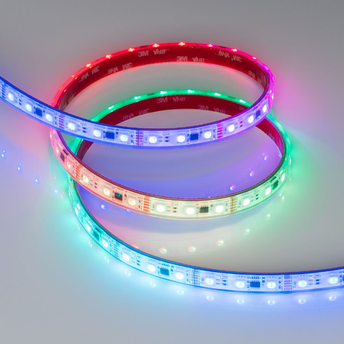 Светодиодная герметичная лента Arlight DMX-PS-B60-12mm 12V RGB-PX3 (14 W/m, IP67, 5060, 5m) 039605