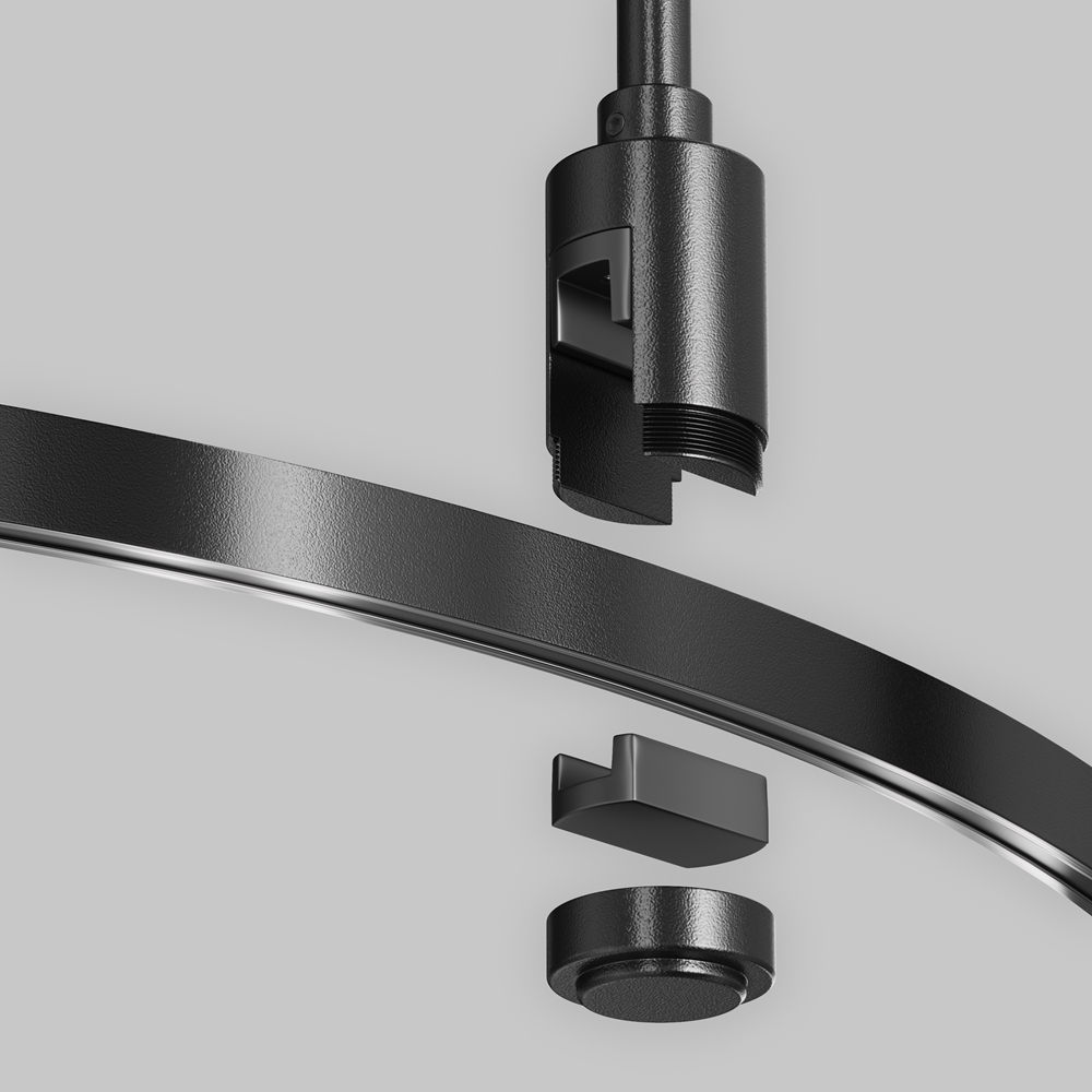 Шинопровод магнитный круглый Maytoni Flarity TRX154-R-D650-B
