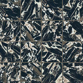 REX CERAMICHE ETOILE DE REX Mosaico Brown River Glossy 6mm