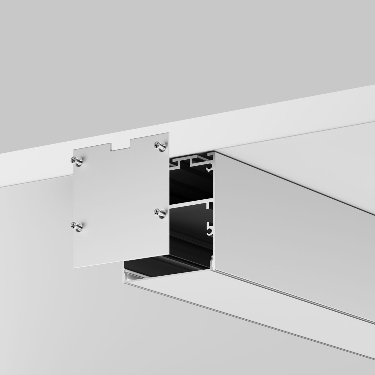 Комплект заглушек для профиля 5050 2шт Maytoni Led Strip ALM-5050-S-EC 642046