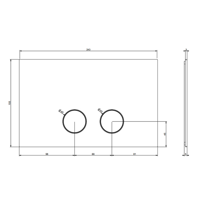 Gessi Technical Accessories Клавиша смыва для унитаза, двойная, для систем инсталляций Geberit Sigma8 и Sigma12, цвет: Brushed Brass PVD