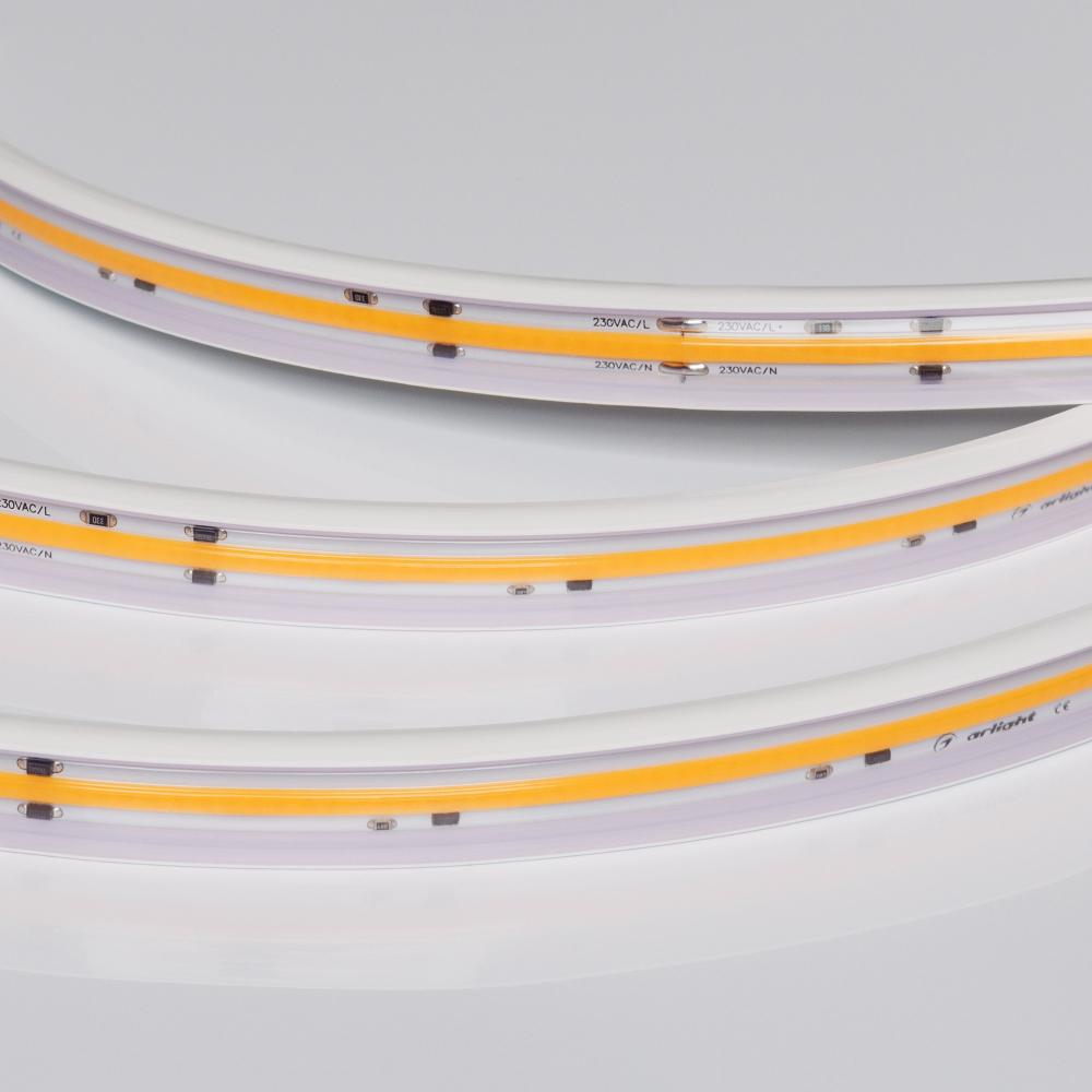 Светодиодная герметичная лента Arlight ARL-PV-X720-15mm 230V Warm2700 (14 W/m, IP65, 30m) 054675