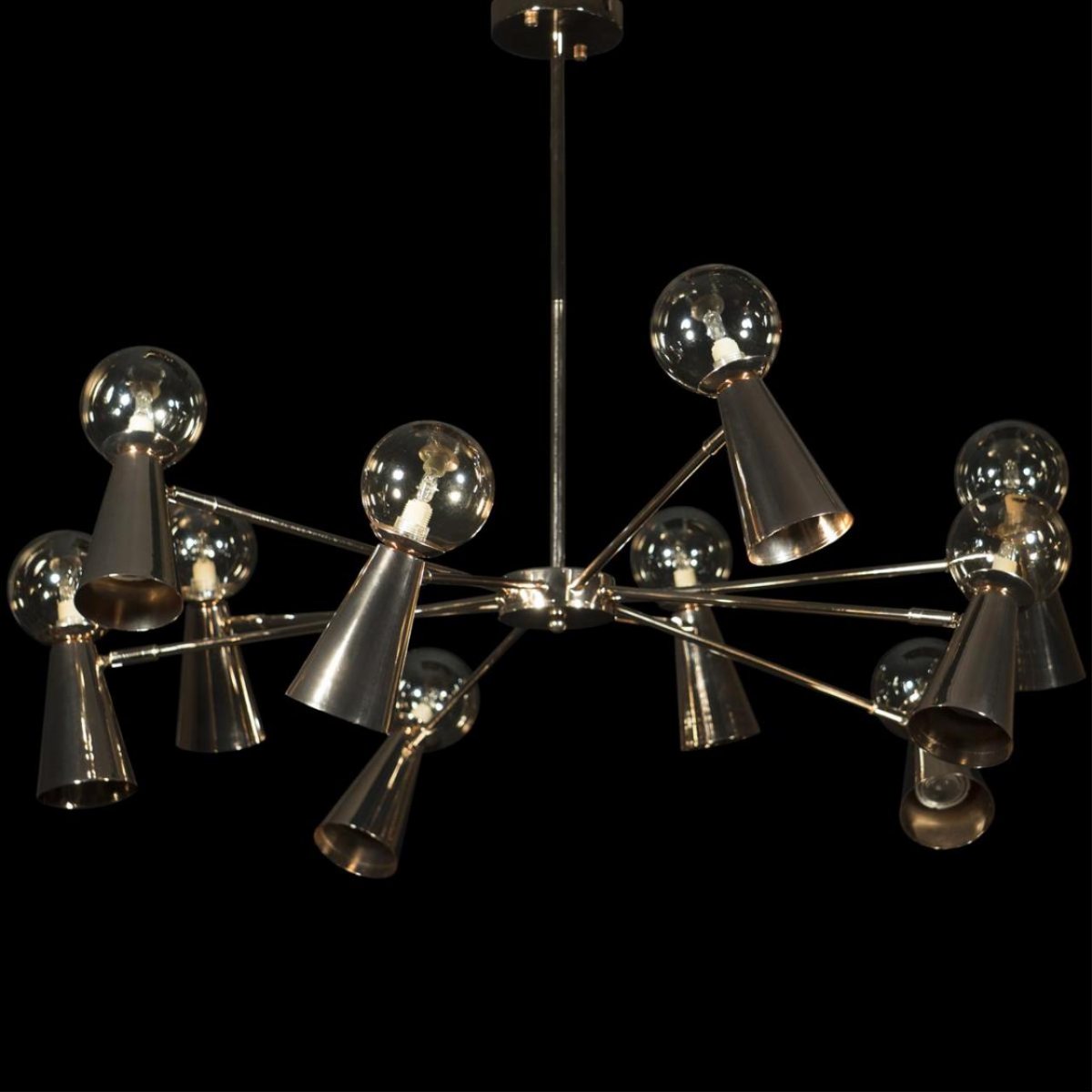 Люстра на штанге Loft IT Halley 10046/10 Gold