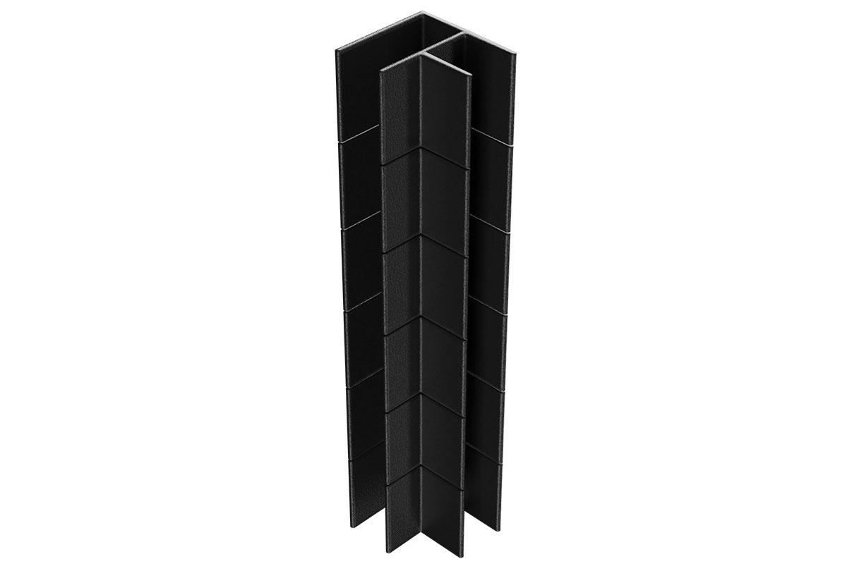 Угловой элемент для клумбы Holzhof Eco 25*300, 90град