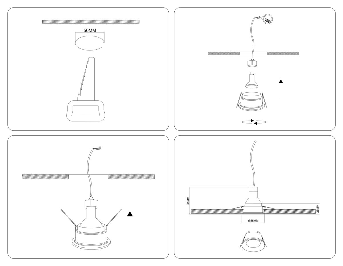Точечный светильник Ambrella Light Techno Spot TS51811