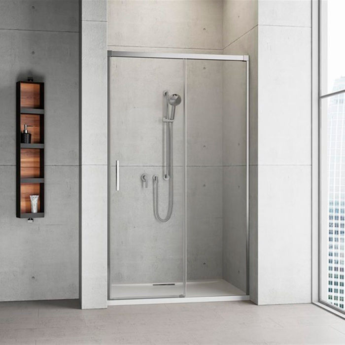 Radaway Idea DWJ Душевая дверь 120см, в нишу, раздвижная, правая, стекло прозрачное, покрытие Easy Clean, профиль: хром