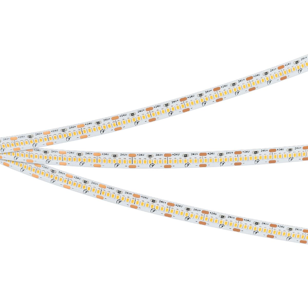 Светодиодная лента Arlight MICROLED-M420-8mm 24V Warm3000 (9.6 W/m, IP20, 2216, 5m) 046744