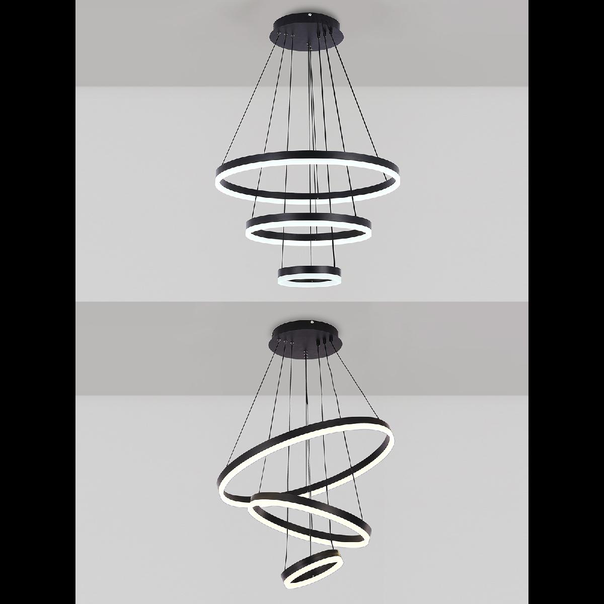Подвесная люстра Natali Kovaltseva Oreol LED LAMPS 81278