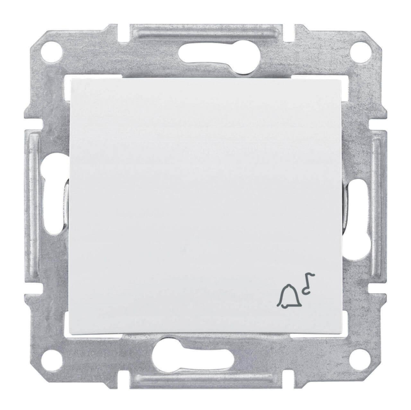 Выключатель кнопочный Звонок Schneider Electric Sedna IP44 10A 250V SDN0800321