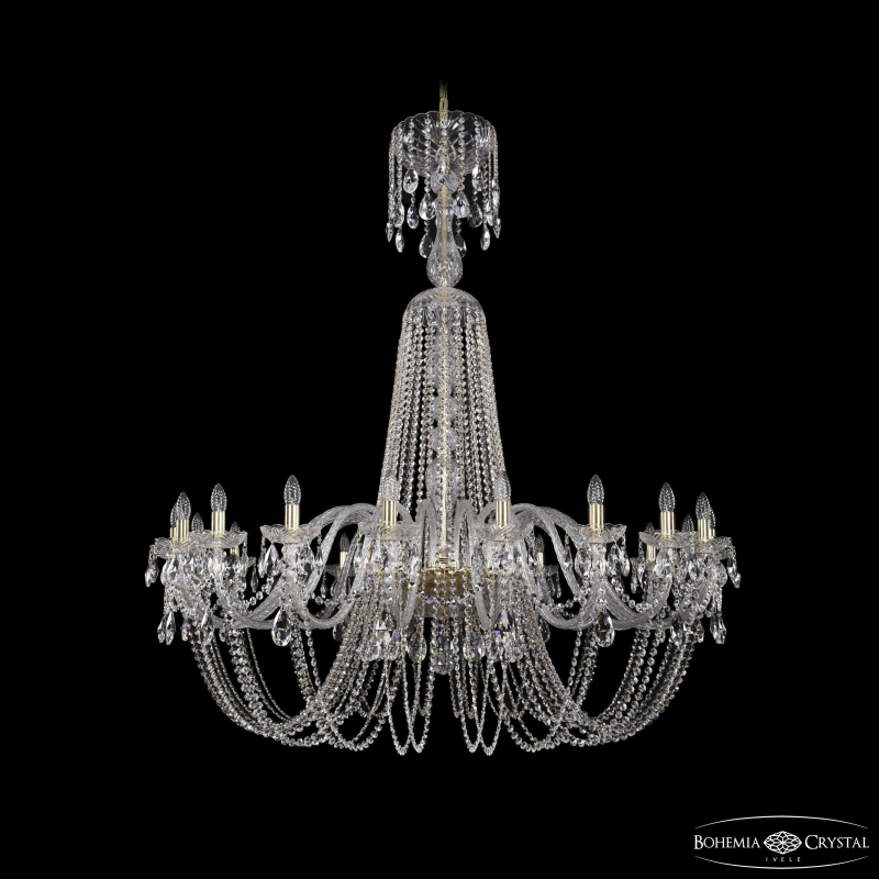 Подвесная люстра Bohemia Ivele Crystal 1402/20/530/XL-164 G