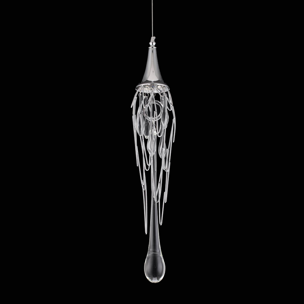 Подвесной светильник Delight Collection Goddess Tears P68009S-1H chrome