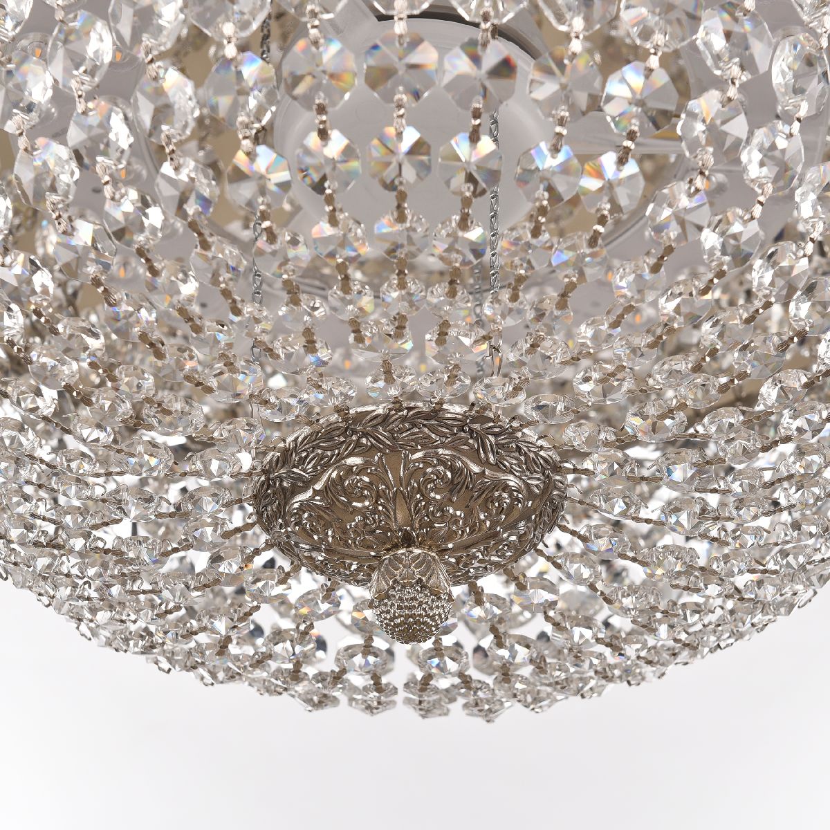 Потолочный светильник Bohemia Ivele Crystal 19011/35IV/LED-DIM Ni