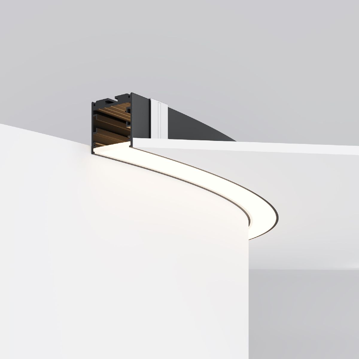 Радиусный профиль Maytoni Led strip ALM-3535R-B-D-90°-1.5M