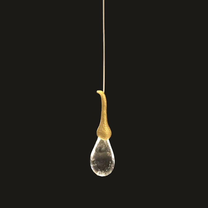 Подвесной светильник Delight Collection Seed OMG07287-1 C1 gold